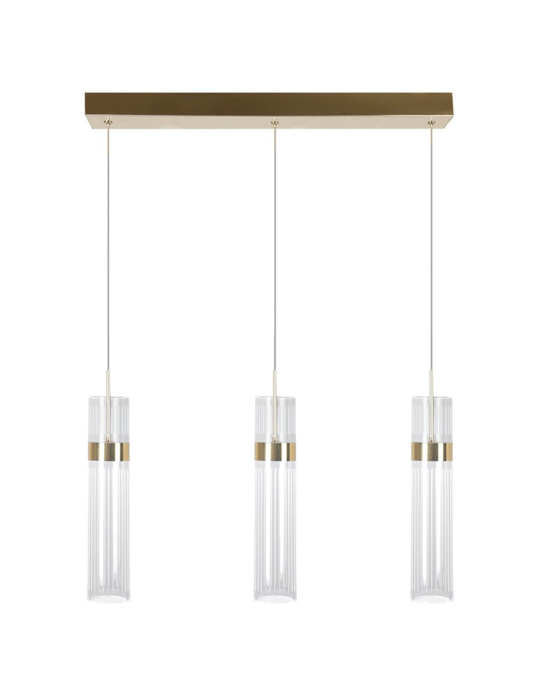 Light Prestige Lampa wisząca Ambiente 3 LED CCT złota LP-1510/3L GD Light Prestige Lampa wisząca Ambiente 3 LED CCT złota LP-1510/3L GD