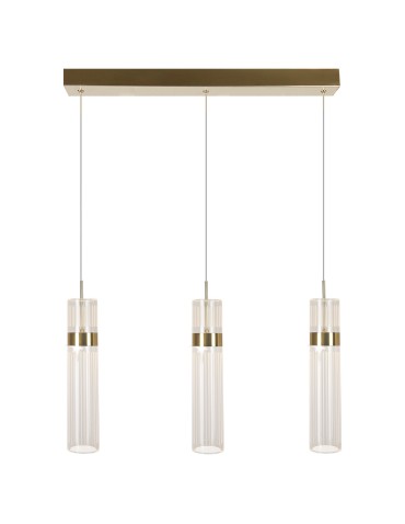 Light Prestige Lampa wisząca Ambiente 3 LED CCT złota LP-1510/3L GD