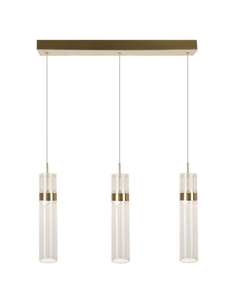 Light Prestige Lampa wisząca Ambiente 3 LED CCT złota LP-1510/3L GD Light Prestige Lampa wisząca Ambiente 3 LED CCT złota LP-1510/3L GD