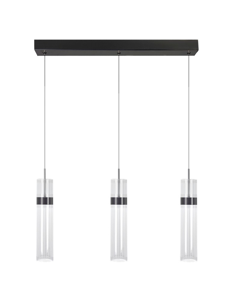 Light Prestige Lampa wisząca Ambiente 3 LED CCT grafitowa LP-1510/3L GR