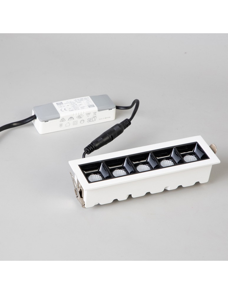 Light Prestige Solar oprawa podtynkowa biała LED IP20 LP-0406/5RS WH Light Prestige Solar oprawa podtynkowa biała LED IP20 LP-0406/5RS WH