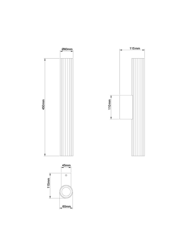 Light Prestige Kinkiet Linea LED CCT IP44 biały LP-0510/1W-45 WH