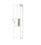 Kinkiety łazienkowe - Light Prestige Kinkiet Linea LED CCT IP44 chrom LP-0510/1W-61 CH - product 2