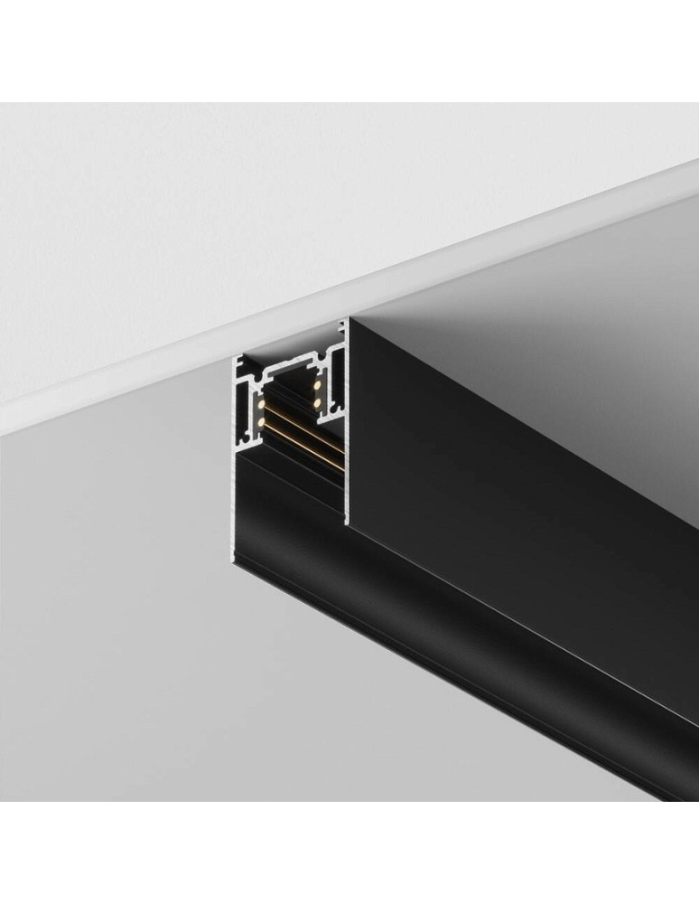 Szyny magnetyczne - Maytoni Busbar trunkings Akcesoria do Systemu Magnetycznego    Czarny  TRX004-212B - product kolory-swiatla.pl 2