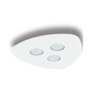 Lampy sufitowe - Nowodvorski ORGANIC Sufitowa Plafon Max moc 3x12W GX53  Biały 8304 - product 1