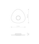 Lampy sufitowe - Nowodvorski ORGANIC Sufitowa Plafon Max moc 1x12W GX53  Biały 8305 - product 5