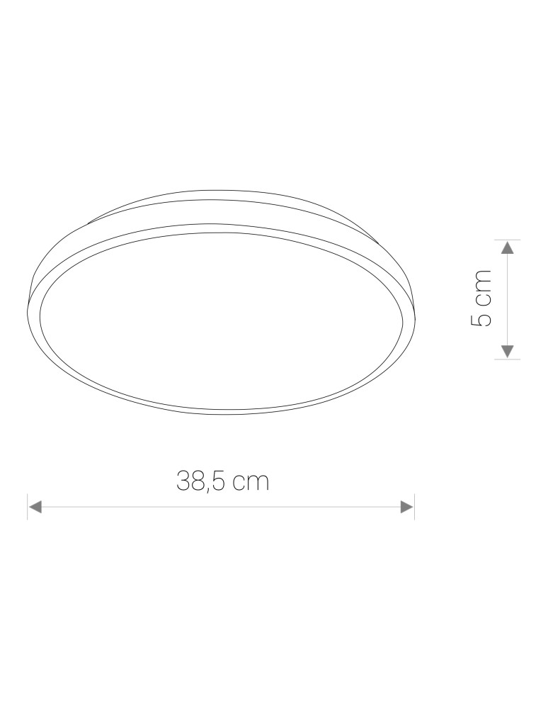 Nowodvorski AGNES ROUND LED 22W Sufitowa Plafon Max moc 22W LED IP44 Biały 8186