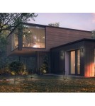 Kinkiety zewnętrzne - Nowodvorski SYMMETRY LED Zewnętrzna Ścienna Natynkowa Max moc 7W LED IP54 Grafitowy 8176 - product 4