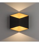 Nowodvorski TRIANGLES LED Zewnętrzna Ścienna Natynkowa Max moc 2x5W LED IP54 Czarno-Złoty 8141 Nowodvorski TRIANGLES LED Zewnętrzna Ścienna Natynkowa Max moc 2x5W LED IP54 Czarno-Złoty 8141