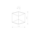 Nowodvorski TRIANGLES LED Zewnętrzna Ścienna Natynkowa Max moc 2x5W LED IP54 Czarno-Złoty 8141 Nowodvorski TRIANGLES LED Zewnętrzna Ścienna Natynkowa Max moc 2x5W LED IP54 Czarno-Złoty 8141