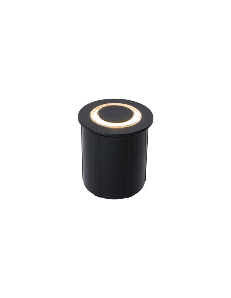 Nowodvorski CIRCLET LED Zewnętrzna Ścienna Wbudowana Max moc 3W LED IP65 Czarny 8163