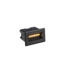 Oprawy do wbudowania w ściane - Nowodvorski BAY LED Zewnętrzna Ścienna Wbudowana Max moc 3W LED IP65 Czarny 8164 - product 1