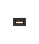 Oprawy do wbudowania w ściane - Nowodvorski BAY LED Zewnętrzna Ścienna Wbudowana Max moc 3W LED IP65 Czarny 8164 - product 2