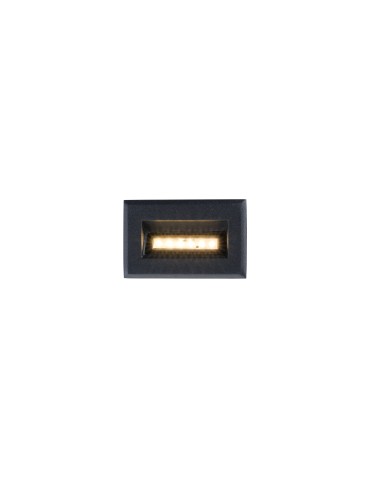 Nowodvorski BAY LED Zewnętrzna Ścienna Wbudowana Max moc 3W LED IP65 Czarny 8164 - produkt 2