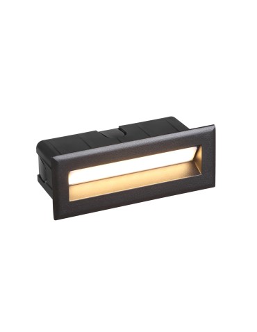 Nowodvorski BAY LED Zewnętrzna Ścienna Wbudowana Max moc 5W LED IP65 Czarny 8165