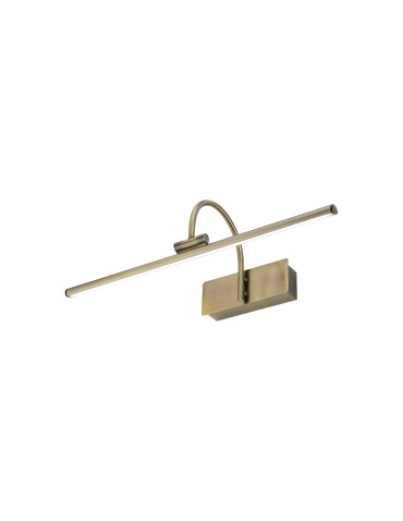 Nowodvorski GIOTTO LED S Ścienna Kinkiet obrazowe Max moc 9W LED  Antyczny mosiądz 8168