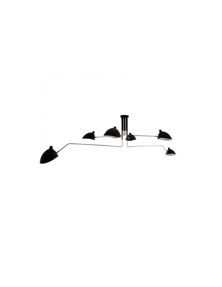 Lampy sufitowe loftowe - industrialne - ITALUX DAVIS Plafon MDE610/4+2 - produkt kolory-swiatla.pl 1