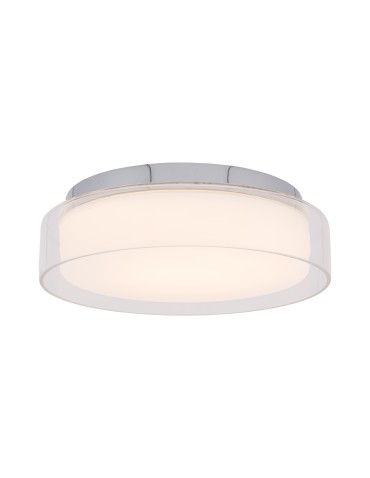 Nowodvorski PAN LED S Sufitowa Plafon Max moc 12W LED IP44 Chrom 8173