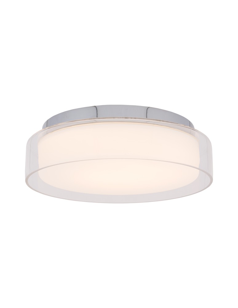 Nowodvorski PAN LED S Sufitowa Plafon Max moc 12W LED IP44 Chrom 8173