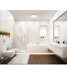 Plafony hermetyczne - Nowodvorski PAN LED M Sufitowa Plafon Max moc 17W LED IP44 Chrom 8174 - product 4
