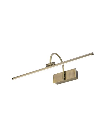 Nowodvorski GIOTTO LED M Ścienna Kinkiet obrazowe Max moc 13W LED  Antyczny mosiądz 8170