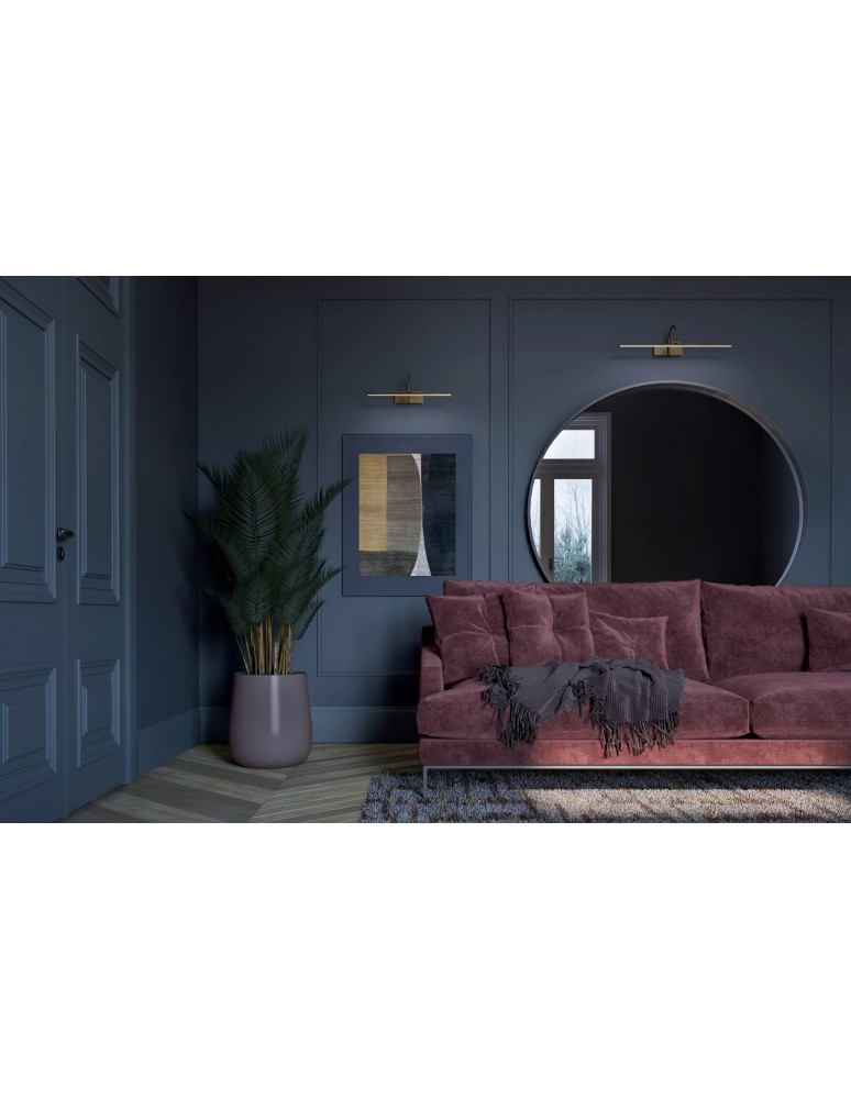 Nowodvorski GIOTTO LED M Ścienna Kinkiet obrazowe Max moc 13W LED Antyczny mosiądz 8170 Nowodvorski GIOTTO LED M Ścienna Kinkiet obrazowe Max moc 13W LED Antyczny mosiądz 8170