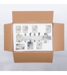 Żyrandole świecznikowe - Nowodvorski HAMPTON Sufitowa Żyrandol Max moc 6x40W E14  Chrom 8154 - product 3