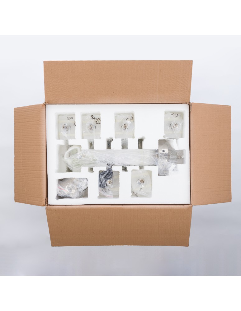 Nowodvorski HAMPTON Sufitowa Żyrandol Max moc 6x40W E14  Chrom 8154