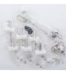 Żyrandole świecznikowe - Nowodvorski HAMPTON Sufitowa Żyrandol Max moc 6x40W E14  Chrom 8154 - product 4