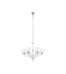 Żyrandole z abażurem - Nowodvorski NEWPORT Sufitowa Żyrandol Max moc 6x40W E14  Biały 8156 - product 1