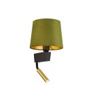 Kinkiety do czytania - Nowodvorski CHILLIN Ścienna Kinkiet z włącznikiem Max moc 40W, 1x10W only LED E27, G9  Zielono-złoty 8214 - product 2