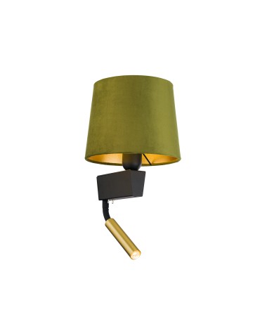 Nowodvorski CHILLIN Ścienna Kinkiet z włącznikiem Max moc 40W, 1x10W only LED E27, G9  Zielono-złoty 8214 - produkt 2