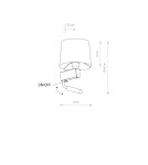Kinkiety do czytania - Nowodvorski CHILLIN Ścienna Kinkiet z włącznikiem Max moc 40W, 1x10W only LED E27, G9  Zielono-złoty 8214 - product 4
