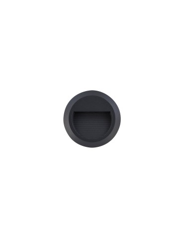 Nowodvorski SIDEWALK ROUND LED Zewnętrzna Ścienna Natynkowa Max moc 1,6W LED IP54 Czarny 8147 - produkt 2
