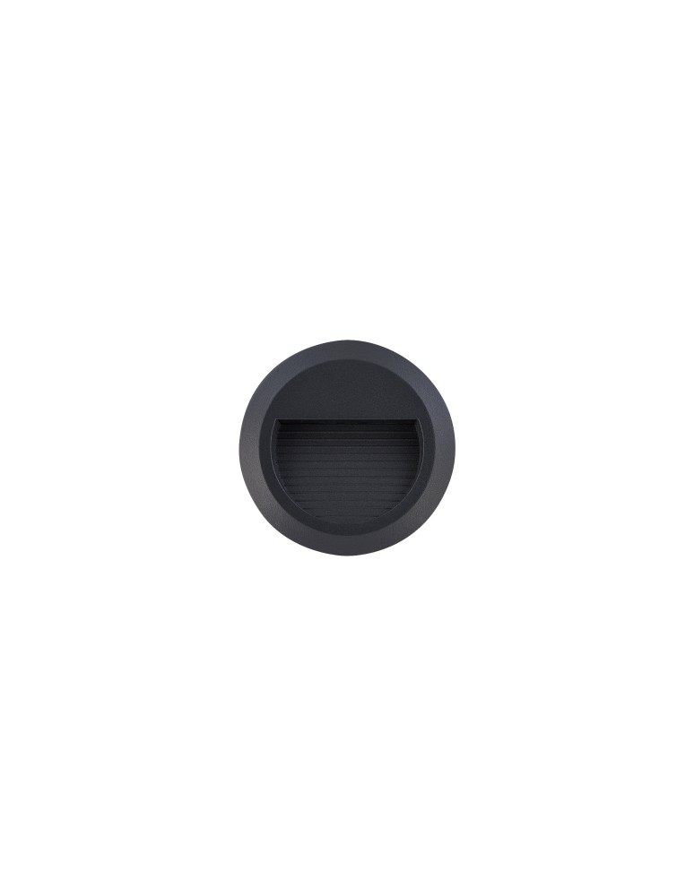 Nowodvorski SIDEWALK ROUND LED Zewnętrzna Ścienna Natynkowa Max moc 1,6W LED IP54 Czarny 8147 Nowodvorski SIDEWALK ROUND LED Zewnętrzna Ścienna Natynkowa Max moc 1,6W LED IP54 Czarny 8147