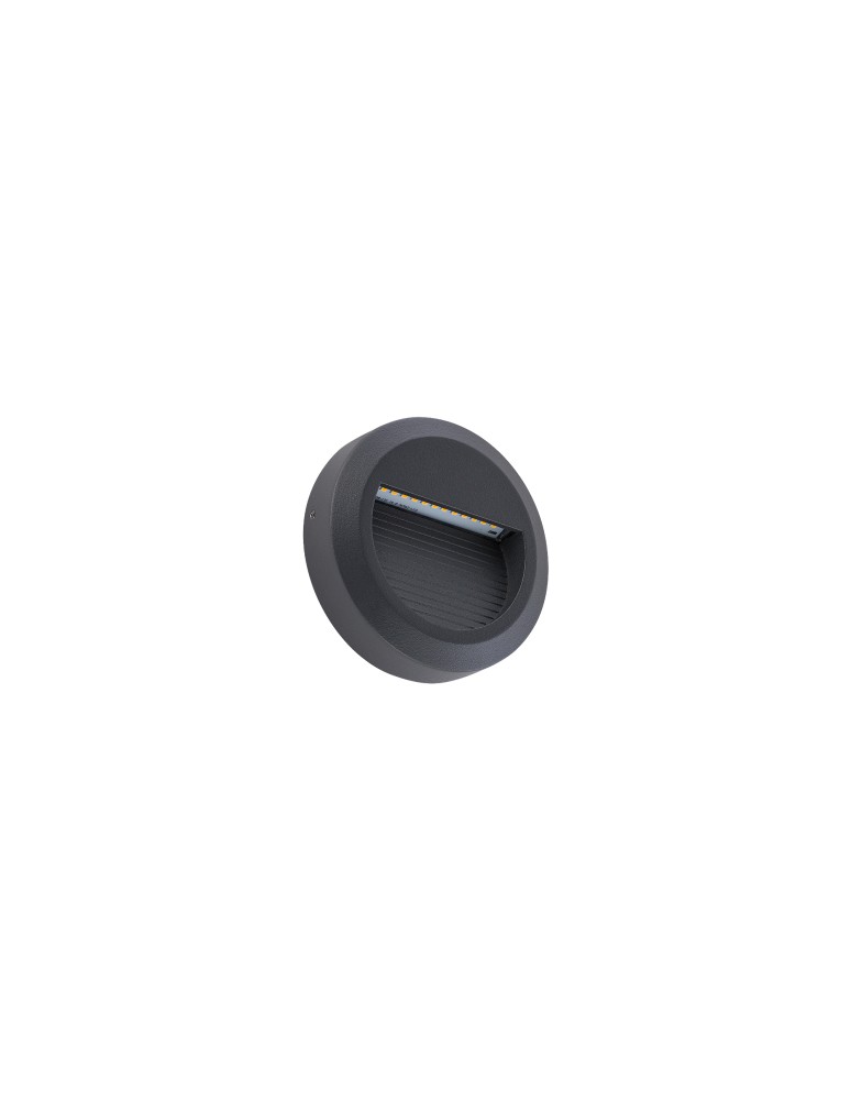 Nowodvorski SIDEWALK ROUND LED Zewnętrzna Ścienna Natynkowa Max moc 1,6W LED IP54 Czarny 8147 Nowodvorski SIDEWALK ROUND LED Zewnętrzna Ścienna Natynkowa Max moc 1,6W LED IP54 Czarny 8147