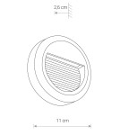 Nowodvorski SIDEWALK ROUND LED Zewnętrzna Ścienna Natynkowa Max moc 1,6W LED IP54 Czarny 8147 Nowodvorski SIDEWALK ROUND LED Zewnętrzna Ścienna Natynkowa Max moc 1,6W LED IP54 Czarny 8147