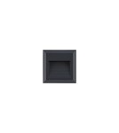 Nowodvorski SIDEWALK SQUARE LED Zewnętrzna Ścienna Natynkowa Max moc 1,6W LED IP54 Czarny 8148 Nowodvorski SIDEWALK SQUARE LED Zewnętrzna Ścienna Natynkowa Max moc 1,6W LED IP54 Czarny 8148