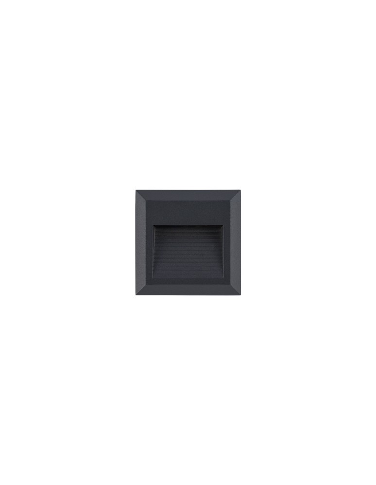 Nowodvorski SIDEWALK SQUARE LED Zewnętrzna Ścienna Natynkowa Max moc 1,6W LED IP54 Czarny 8148 Nowodvorski SIDEWALK SQUARE LED Zewnętrzna Ścienna Natynkowa Max moc 1,6W LED IP54 Czarny 8148
