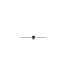 Kinkiety łazienkowe - Nowodvorski PIN LED S Ścienna Kinkiet obrazowe Max moc 6W LED IP44 Czarny 8127 - product 4
