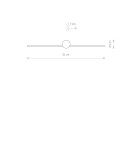 Kinkiety łazienkowe - Nowodvorski PIN LED S Ścienna Kinkiet obrazowe Max moc 6W LED IP44 Czarny 8127 - product 6