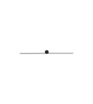 Kinkiety łazienkowe - Nowodvorski PIN LED M Ścienna Kinkiet obrazowe Max moc 10W LED IP44 Czarny 8128 - product 1
