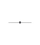Kinkiety łazienkowe - Nowodvorski PIN LED M Ścienna Kinkiet obrazowe Max moc 10W LED IP44 Czarny 8128 - product 2