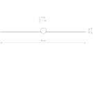 Kinkiety łazienkowe - Nowodvorski PIN LED M Ścienna Kinkiet obrazowe Max moc 10W LED IP44 Czarny 8128 - product 5