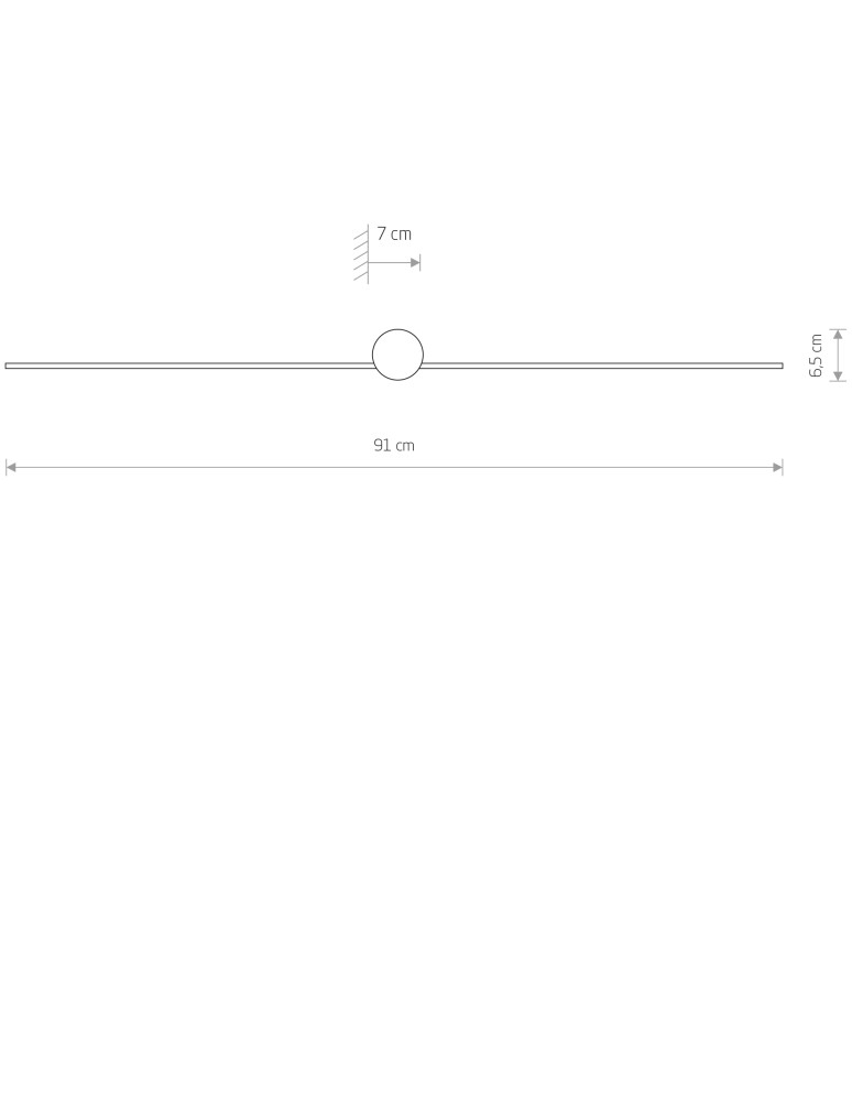 Nowodvorski PIN LED M Ścienna Kinkiet obrazowe Max moc 10W LED IP44 Czarny 8128