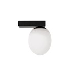 Kinkiety łazienkowe - Nowodvorski ICE EGG C Ścienna Kinkiet Max moc 25W G9 IP44 Czarny 8132 - product 1