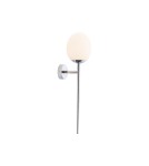 Kinkiety łazienkowe - Nowodvorski TORCH Ścienna Kinkiet Max moc 1x25W G9 IP44 Chrom 8123 - product 2