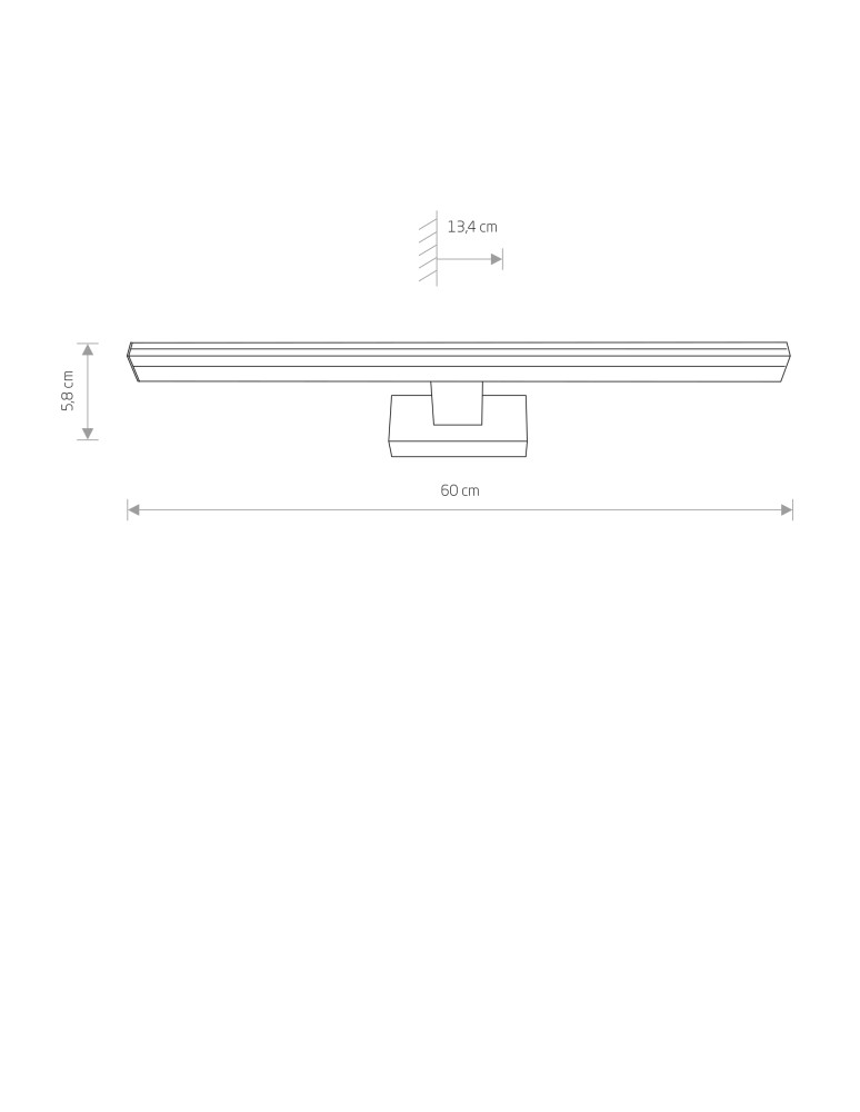 Nowodvorski PICASSO LED Ścienna Kinkiet Max moc 12W LED IP44 Chrom 8131 Nowodvorski PICASSO LED Ścienna Kinkiet Max moc 12W LED IP44 Chrom 8131