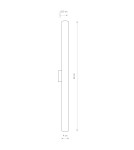 Nowodvorski ICE TUBE LED M Ścienna Kinkiet Max moc 18W LED IP44 Chrom 8120 Nowodvorski ICE TUBE LED M Ścienna Kinkiet Max moc 18W LED IP44 Chrom 8120