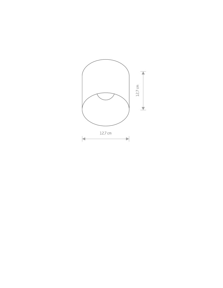 Nowodvorski HALO Spot Natynkowa Max moc 10W only LED GU10  Czarny 8196